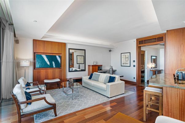 Interior, Living room, Recessed Lighting, Wood Texture Flooring, Wooden Walls