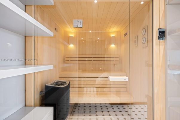 Interior, Sauna Room