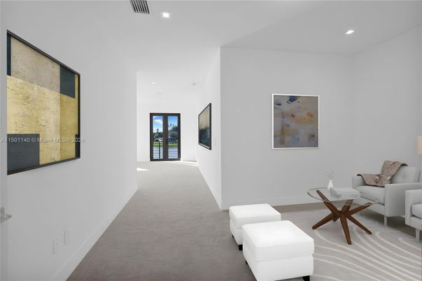 Interior, Living room, Recessed Lighting