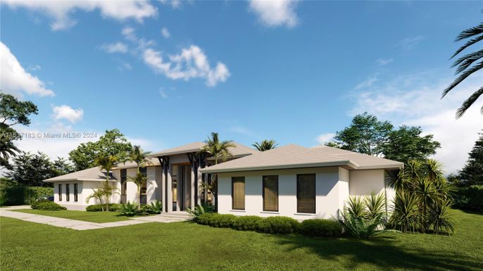 Backyard, Exterior, Facade, Modern