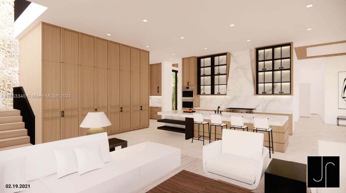Interior, Recessed Lighting, Wood Texture Flooring