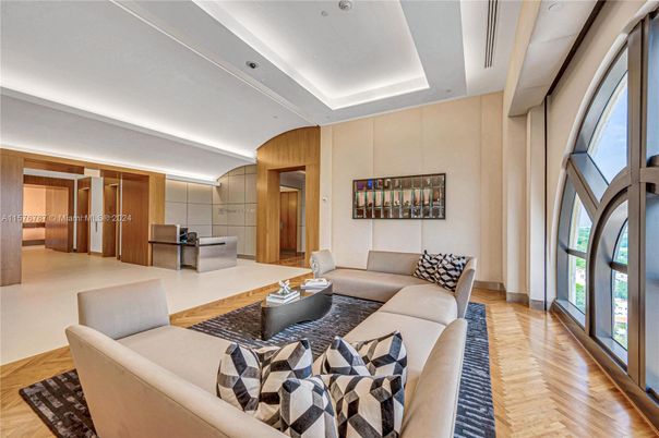 Interior, Living room, Recessed Lighting, Wood Texture Flooring, Wooden Walls