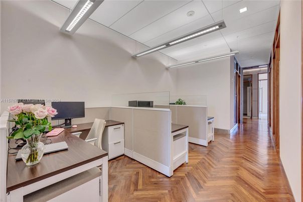 Home Office, Interior, Wood Texture Flooring