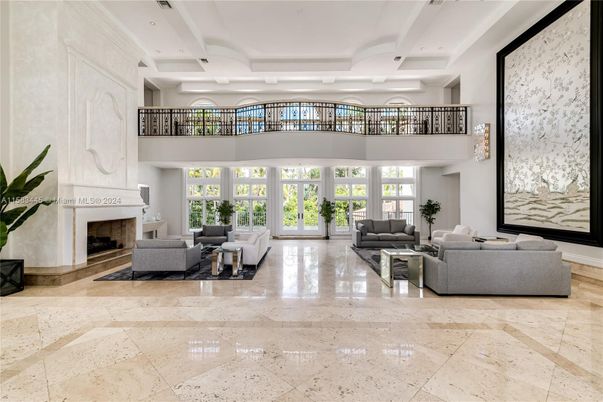 Fireplace, Interior, Living room, Recessed Lighting