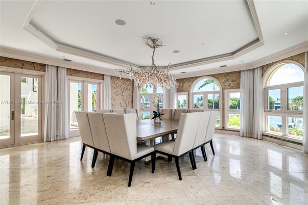 Chandelier, Dining room, Interior, Recessed Lighting
