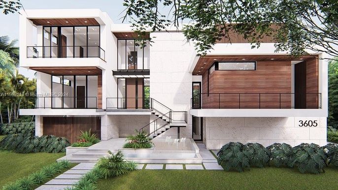 Backyard, Exterior, Facade, Modern
