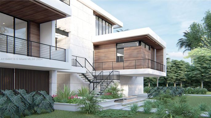 Backyard, Exterior, Facade, Modern