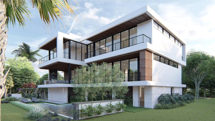 Backyard, Exterior, Facade, Modern