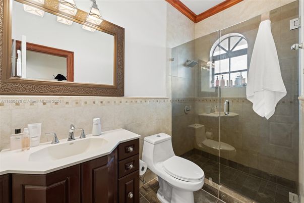 Bathroom, Glass Shower, Interior