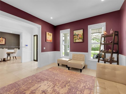 Dining room, Interior, Recessed Lighting