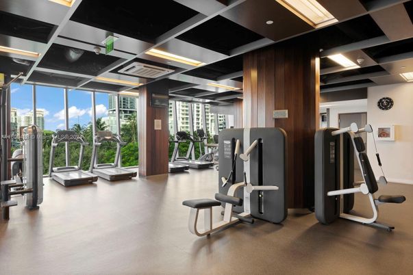 Fitness Equipment, Gym, Interior