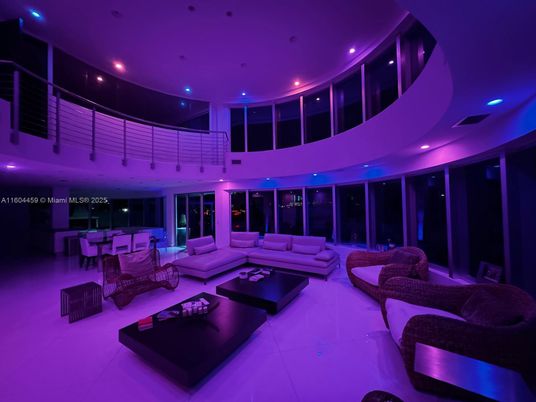 Interior, Living room, Recessed Lighting
