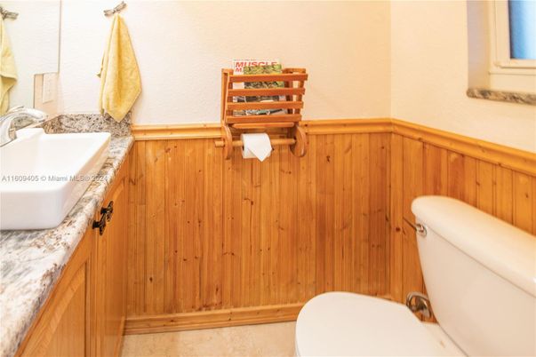 Bathroom, Interior, Wooden Walls