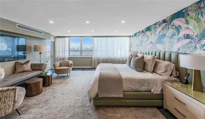 Bedroom, Interior, Recessed Lighting