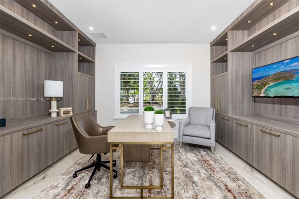 Home Office, Interior, Recessed Lighting