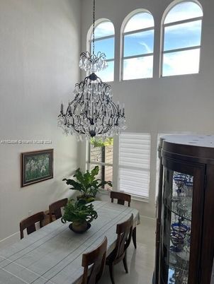 Chandelier, Dining room, Interior