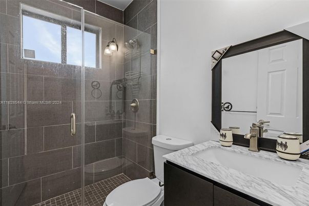 Bathroom, Dual Sink Vanities, Glass Shower, Interior