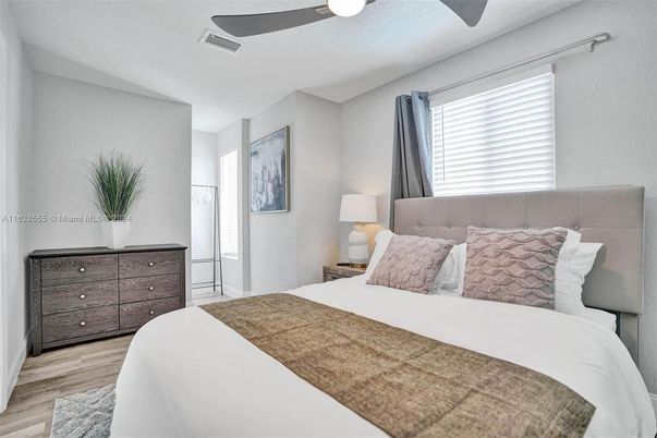 Bedroom, Interior, Wood Texture Flooring