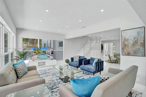 Interior, Living room, Recessed Lighting