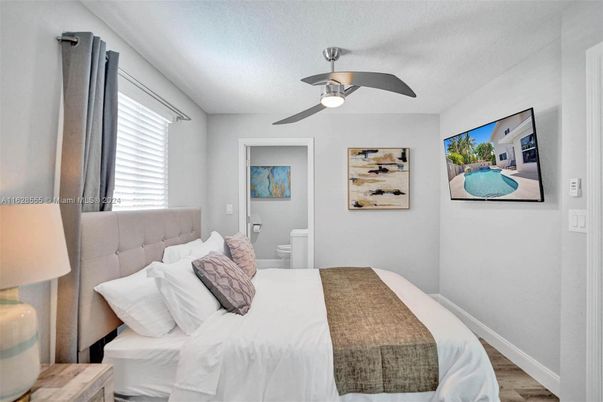 Bedroom, Interior, Wood Texture Flooring