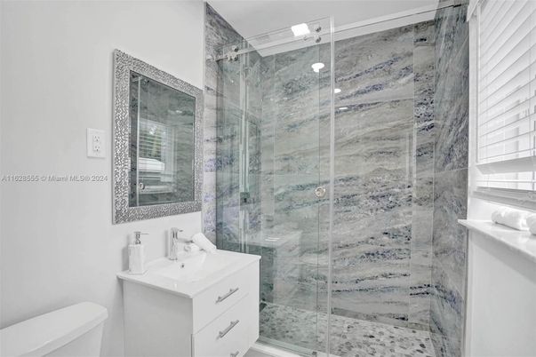 Bathroom, Glass Shower, Interior