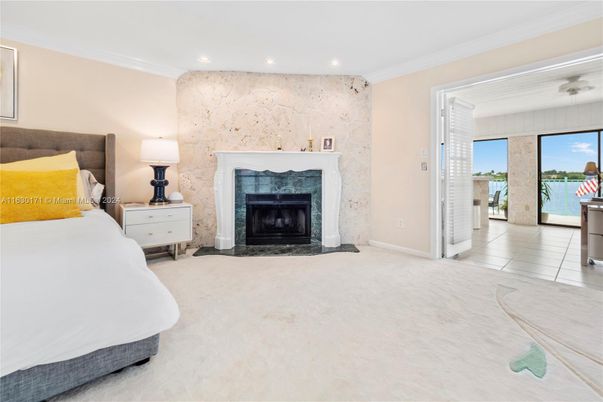 Bedroom, Fireplace, Interior, Recessed Lighting