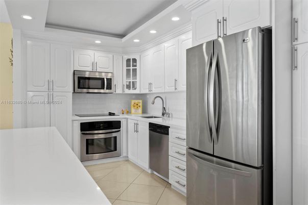 Interior, Kitchen, Recessed Lighting, Stainless Steel Appliances