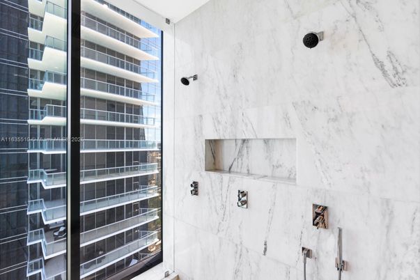 Bathroom, Interior, Marble Walls