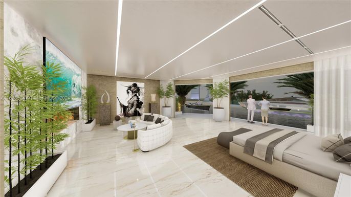 Interior, Living room, Marble