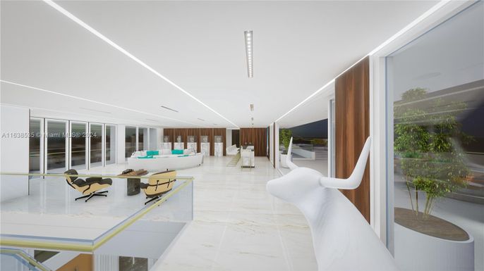 Interior, Marble, Recessed Lighting
