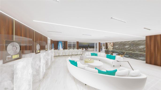 Interior, Living room, Marble, Recessed Lighting