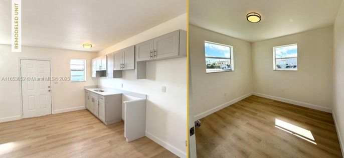 Interior, Kitchen, Wood Texture Flooring