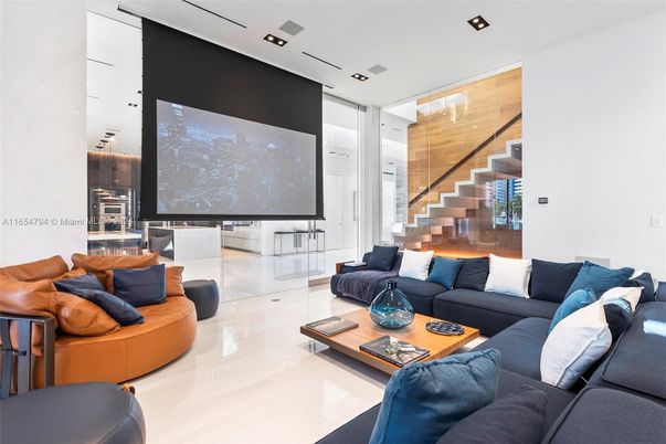 Interior, Living room, Recessed Lighting
