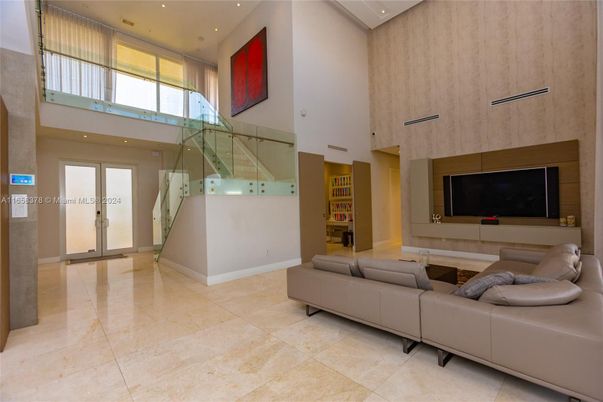 Fireplace, Interior, Living room, Recessed Lighting