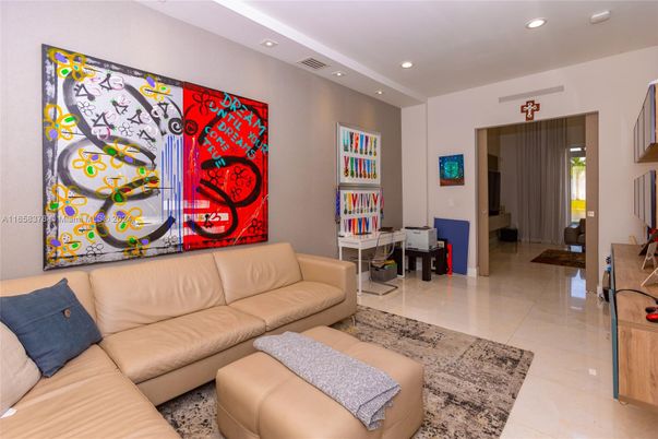 Interior, Living room, Recessed Lighting