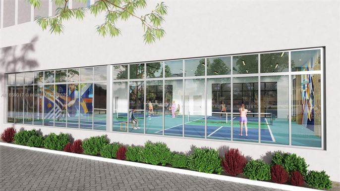 Interior, Recessed Lighting, Tennis Courts