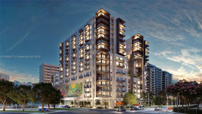 Exterior, Facade, Condo Building