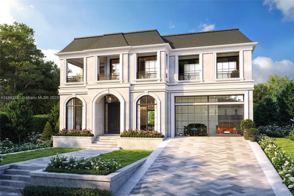 Attached, Exterior, Facade, French Provincial