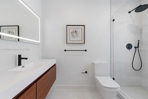 Bathroom, Glass Shower, Interior