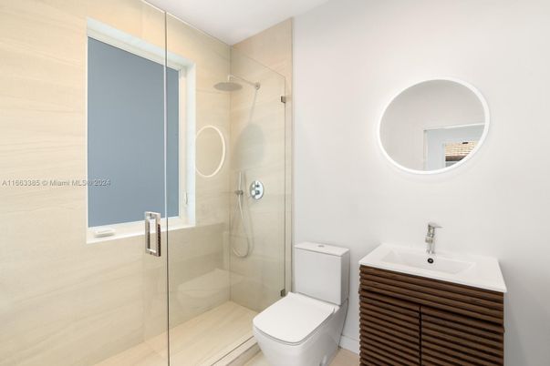 Bathroom, Glass Shower, Interior