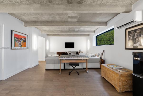 Home Office, Interior, Wooden Beams, Wood Texture Flooring