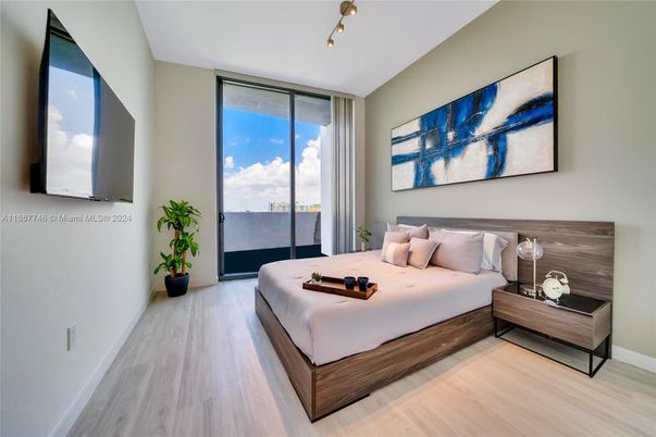 Bedroom, Interior, Wood Texture Flooring