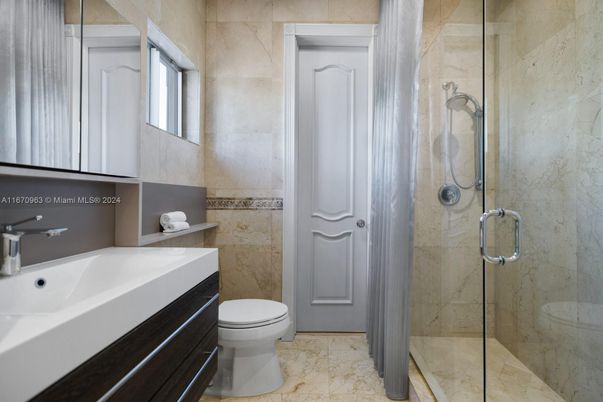 Bathroom, Glass Shower, Interior