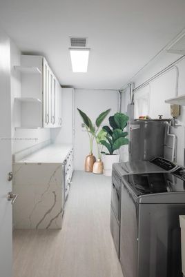 Interior, Kitchen, Marble Walls