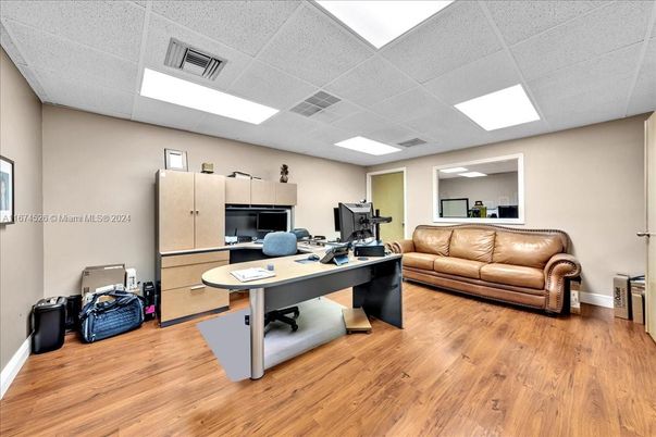 Home Office, Interior, Wood Texture Flooring
