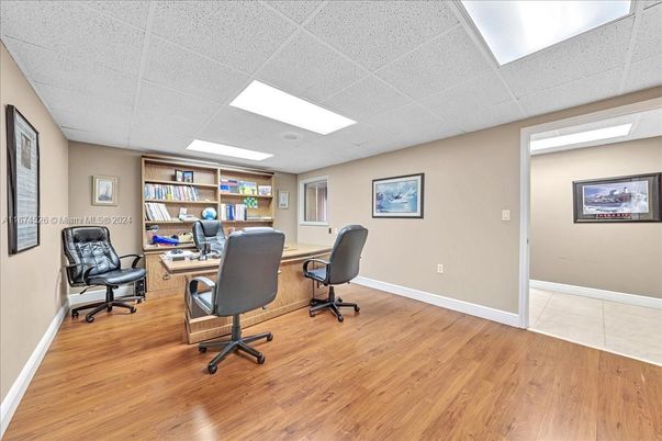 Home Office, Interior, Wood Texture Flooring