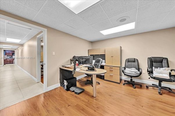 Home Office, Interior, Wood Texture Flooring