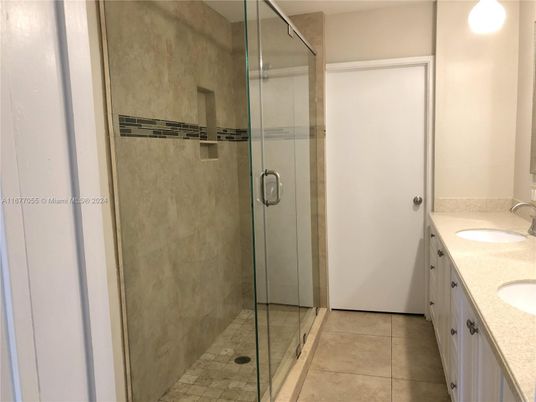 Bathroom, Dual Sink Vanities, Glass Shower, Interior