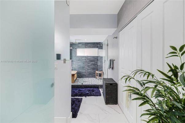 Bathroom, Glass Shower, Interior, Marble