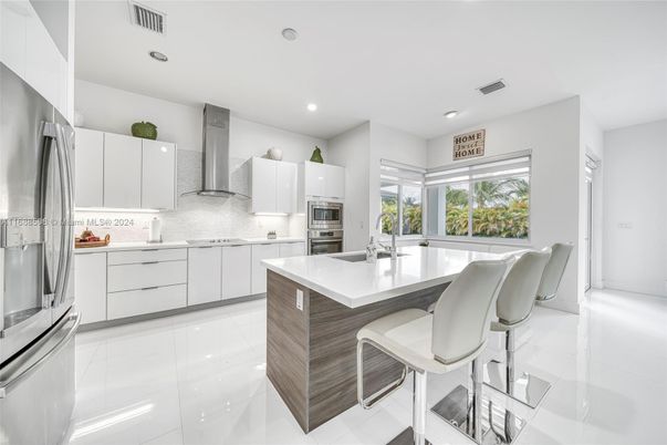 Interior, Kitchen, Recessed Lighting, Stainless Steel Appliances